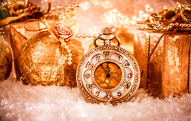 Image showing Christmas pocket watch