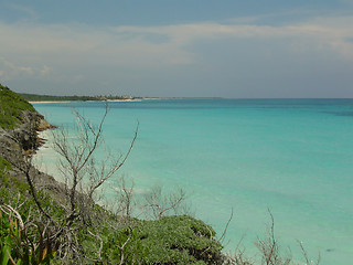 Image showing tulum caribi sea