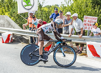 Image showing The Cyclist Jean-Christophe Peraud