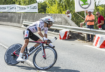 Image showing The Cyclist Thibaut Pinot
