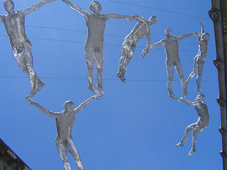 Image showing flying men, oxaca