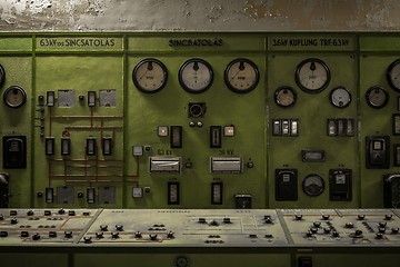 Image showing Control panel in a science institute