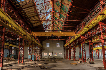 Image showing Electricity distribution hall in metal industry