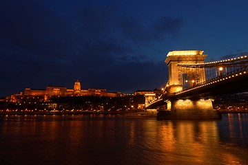 Image showing The Chainbridge in Hungary Budapest