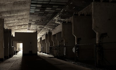 Image showing Dark and abandoned place