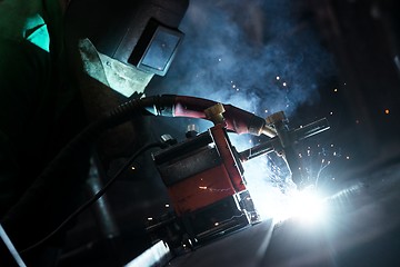 Image showing Industrial Worker at the factory