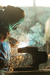 Image showing Industrial Worker at the factory