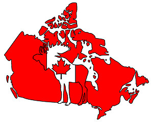 Image showing Canadian moose