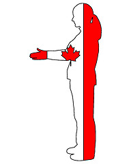 Image showing Canadian handshake