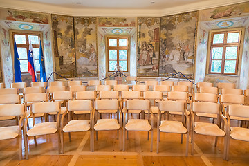 Image showing Empty conference hall.