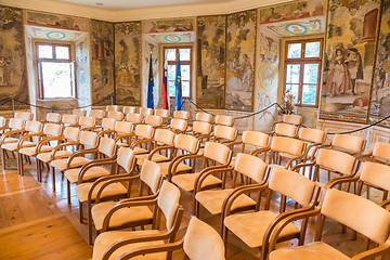 Image showing Empty conference hall.