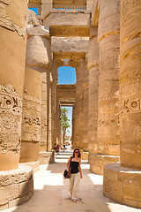 Image showing Temple of Karnak, Luxor, Egypt.