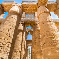 Image showing Temple of Karnak, Luxor, Egypt.