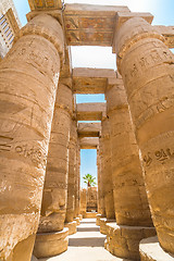 Image showing Temple of Karnak, Luxor, Egypt.