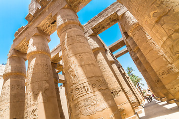 Image showing Temple of Karnak, Luxor, Egypt.