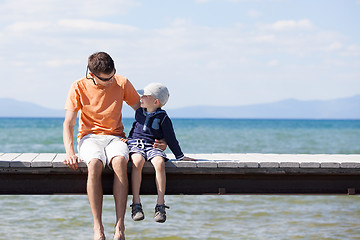 Image showing family summer vacation