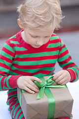 Image showing kid at christmas