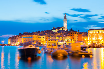 Image showing Coastal town of Rovinj, Istria, Croatia.