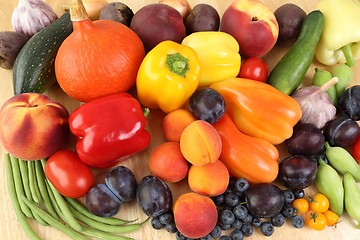 Image showing Fruits and vegetables.