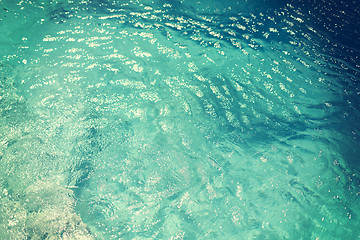 Image showing water in pool, sea or ocean