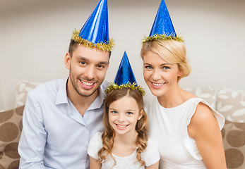 Image showing happy family at home