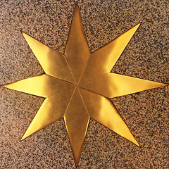 Image showing Golden star