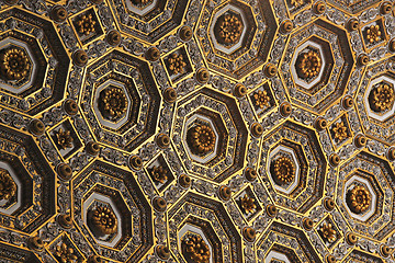 Image showing Golden ceiling