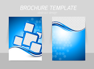 Image showing Back and front flyer template design