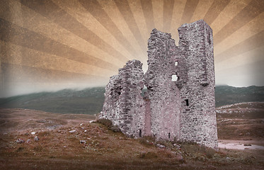 Image showing Ruins of an old castle