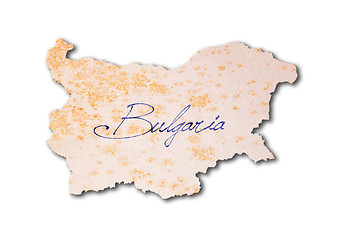 Image showing Bulgaria - Old paper with handwriting