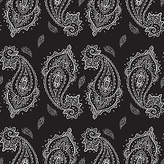 Image showing Seamless Paisley background.