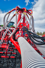 Image showing Hydraulic actuators of hinged equipment