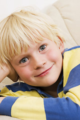 Image showing Little boy smiling