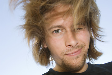 Image showing young man smiling