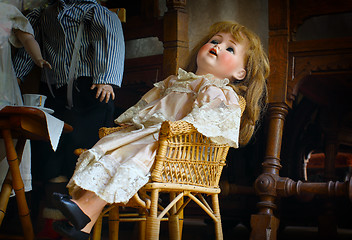 Image showing Creepy Antique Doll