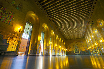 Image showing Sweden, Stockholm, Kungsholmen, City Hall, the Golden Room