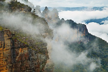 Image showing Misty Mountains