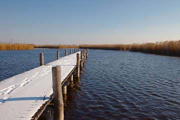 Image showing Wooden Pier