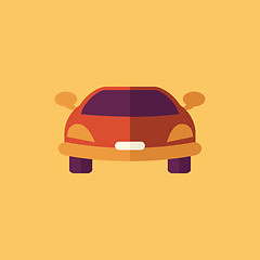 Image showing Car. Transportation Flat Icon