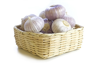 Image showing Purple Garlic