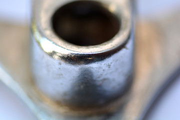 Image showing macro old metal detail