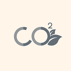 Image showing  Carbon Dioxide Flat Icon