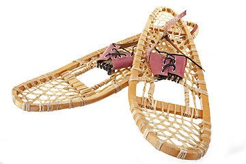 Image showing vintage snowshoes