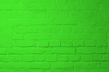 Image showing Green Brick Background