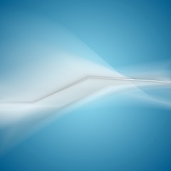 Image showing Bright blue modern concept background