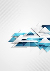 Image showing Abstract hi-tech vector background