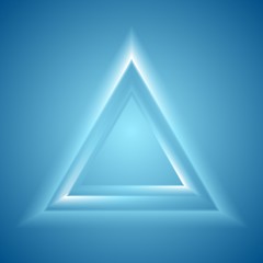 Image showing Shiny triangle design