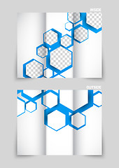 Image showing Tri-fold brochure template design