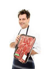 Image showing Smiling Butcher