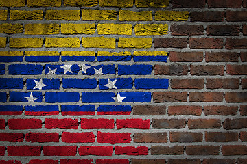 Image showing Dark brick wall - Venezuela